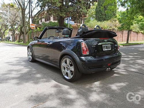 Mini Cooper 1.6 S Cabrio 2007 Descapotable Negro Único