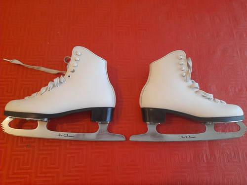 Imagen 1 de 5 de Patines De Patinaje Artístico Sobre Hielo Marca Ice Queen