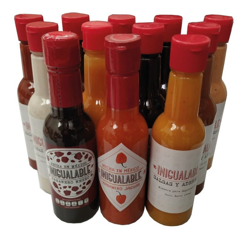 Imagen 3 de 3 de Salsas Alitas Inigualable 12 Sabores Muestras Mango Habanero