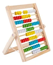 Comprar Juguete De Ábaco Con Marco De Madera Contadores Coloridos Pa