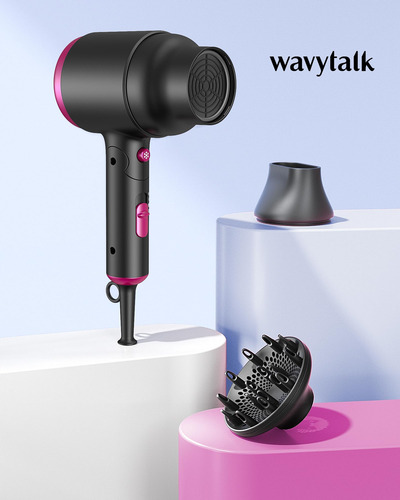 Secador De Cabelo Wavytalk Wavytalk 1600w Leve Com Difusor