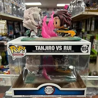 Boneco Funko Pop Demon Slayer Tanjiro Vs Rui 1034