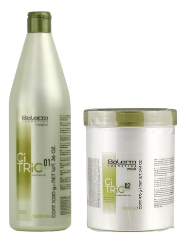 Salerm ® Citric Balance Mascarilla 1000ml + Shampoo 1000ml