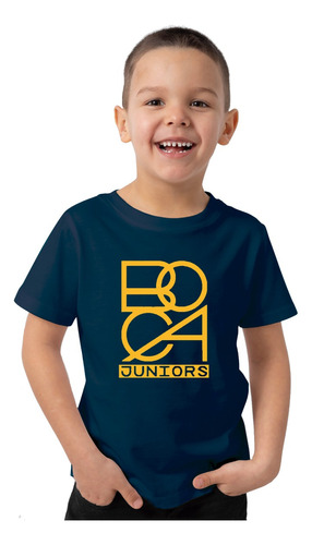 Remera Algodón Niño Boca Juniors Cabj Futbol Xeneize