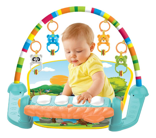 Tapete De Atividades Madagascar Com Piano Musical Maxi Baby