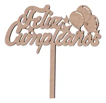 Comprar 12 Cake Toppers Feliz Cumpleaños Recuerdos Fiesta