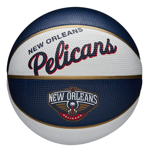 Wilson Nba Team Retro Mini Baloncesto - New Orleans Pelicans