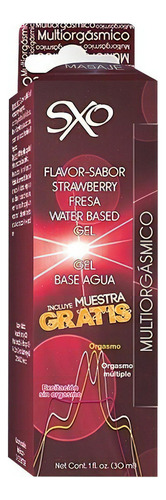 Lubricante Orgasmik Spray Sxo Comestible De Sabor Fresa 30ml Sabor Fresa