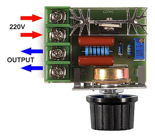 Módulo Control De Velocidad Para Motor Dc.50v-220v 25a
