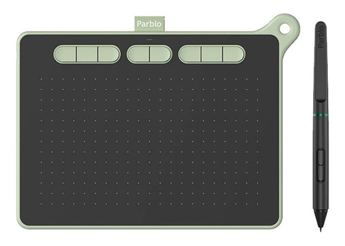 Tableta Gráfica Digitalizadora Parblo Ninos M Green