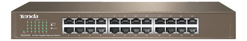 Conmutador Tenda Teg1024d Switch 24 Puertos Ethernet Gigabit