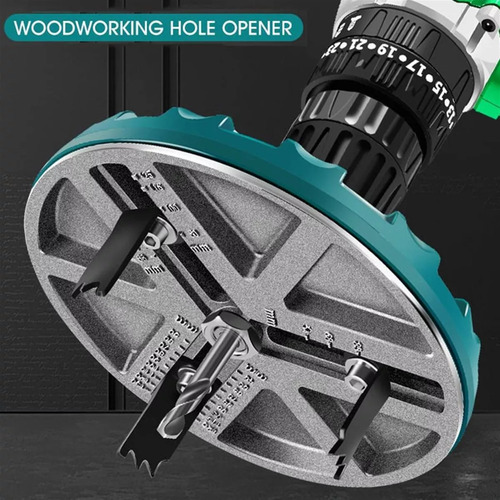 Sierra Perforadora Ajustable Para Paneles De Madera Y Panele