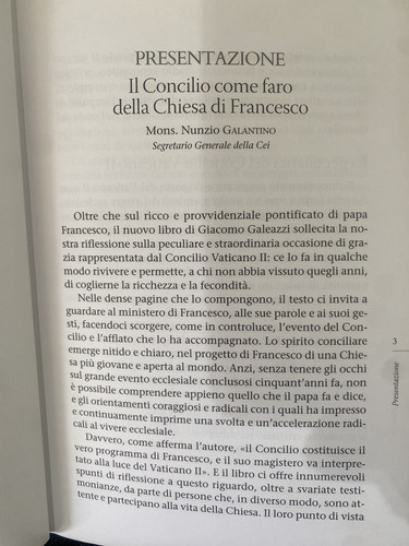 Il Concilio Di Papa Francesco Giacomo Galeazzi (Usado)