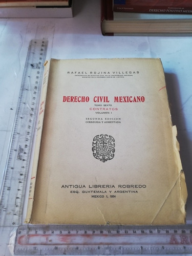 Derecho Civil Mexicano Tomo Sexto Volumen 1 Rafael Rojina