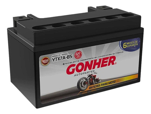 Batería Para Moto Gonher Italika Ds150 2008