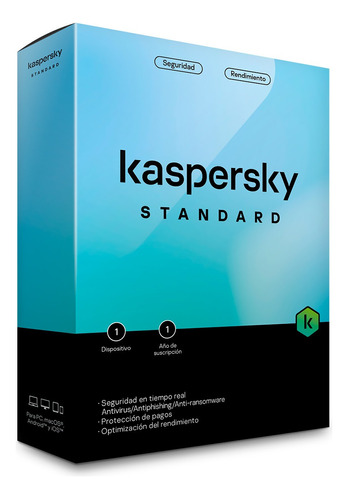 Kaspersky Standard 1 Dispositvo 1 Año (anti-virus)