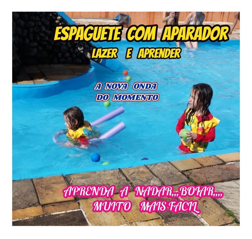 Imagem 10 de 10 de Espaguete Macarrão P/piscina C/aparador Nadar Boiar Kit C/10
