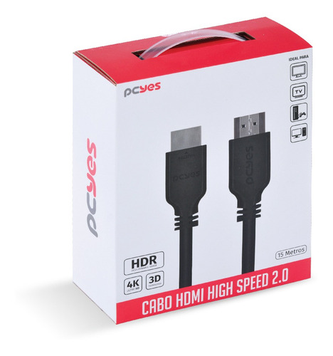 Cabo Hdmi 15 Metros Pcyes 2.0 4k Phm20-15