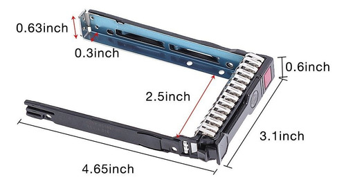 .  Sff Sa Ssd Disco Duro Bandeja Caddy Para Hp Proliant