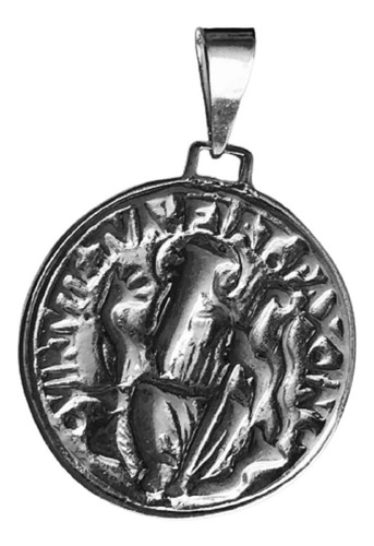 Pingente  Medalha São Bento 2,5 Cm Prata 925 C/ Caixa Veludo