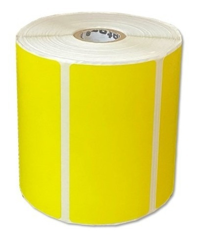 Imagen 6 de 7 de Etiqueta Térmica Amarilla 4x2 (102x51 Mm) 1500 Pzs C1