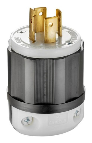 Clavija Media Vta 3p 4h 20a 125/250v - Leviton 2411