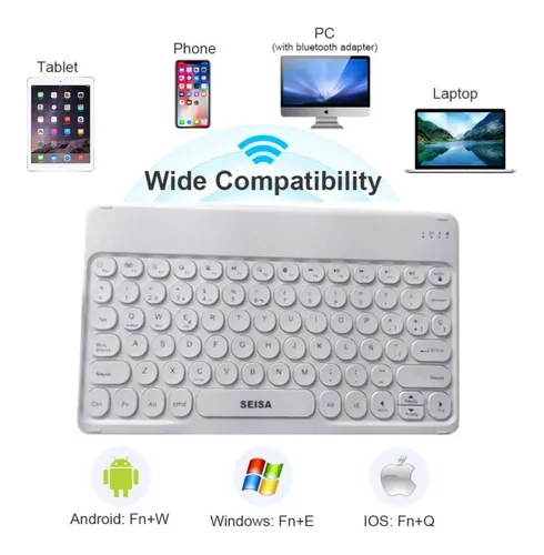 Mini Teclado Inalámbrico Ultra Delgado Bluetooth 3.0 Dn-h031