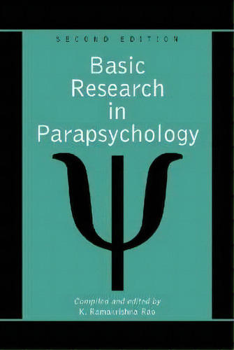 Basic Research In Parapsychology, De K. R. Rao. Editorial Mcfarland Co Inc, Tapa Blanda En Inglés