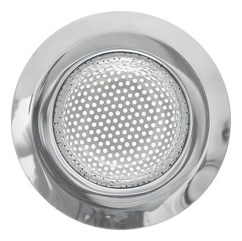 Ralo De Pia 9cm Aço Inoxidável Resistente Cozinha Cor Prata