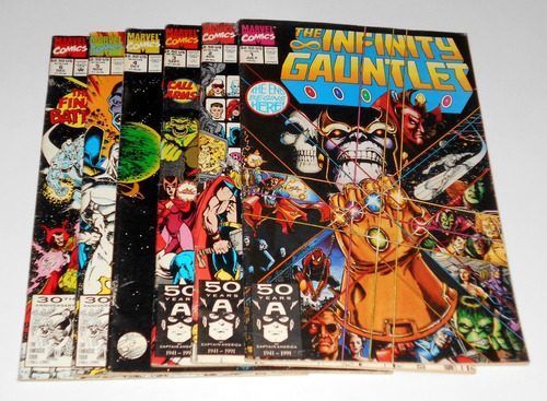 The Infinity Gauntlet - Completo 6 Números - Marvel - Inglés