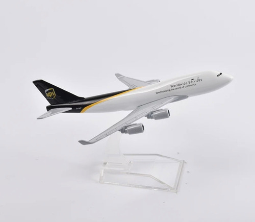 Avión Escala Ups Boeing B747 Interactive Escala 1:400 Metal 