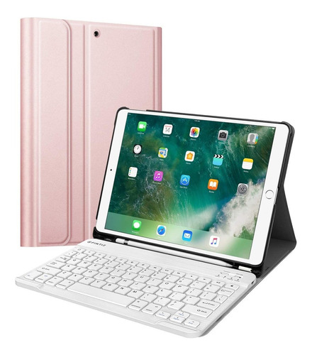 Funda Con Teclado iPad Air 3ra Gen/ iPad Pro 10.5 , Rosegold