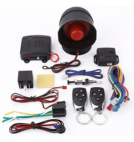 Alarma Universal Para Auto, Antirrobo Con Control Remoto Y S