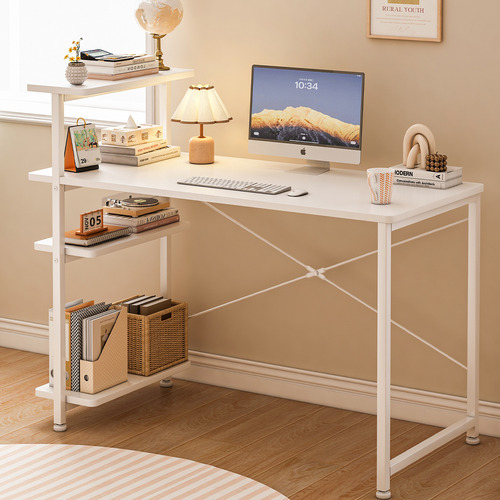Mesa Escritorio Minimalista Moderno De Madera 100X73X45cm YOOHUI h100a Color Blanco