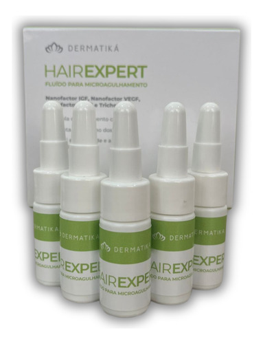 Kit Fluido Capilar Microagulhamento Dermatika C/ Hair Gummie