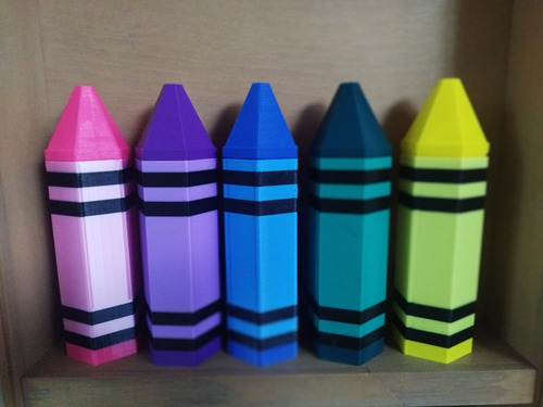 Portalapices En Forma De Crayola Personalizada