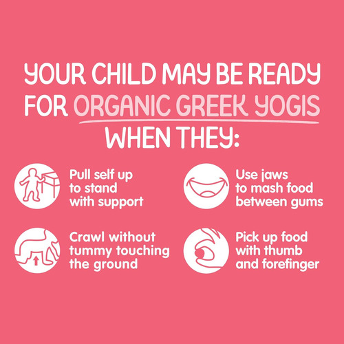 Happy Baby Organics Snacks Para Bebés, Yoguis Griegos, Yogur