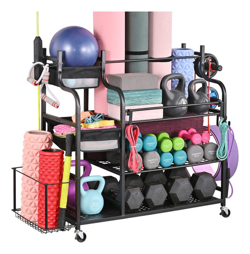 Mythinglogic Weight Rack For Dumbbells, Home Gym Storage Fo.