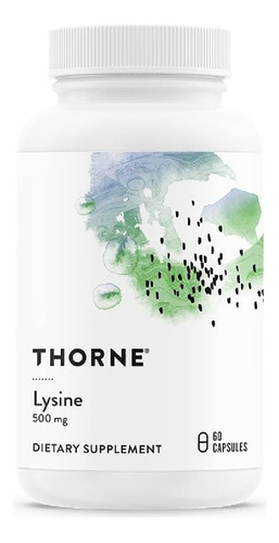 Lisina 500 Mg Thorne 60 Cápsulas