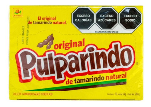  Pulparindo Original 20 Pz