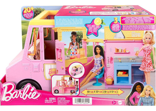 Barbie Vehículo De Set De Limonada Sobre Ruedas.