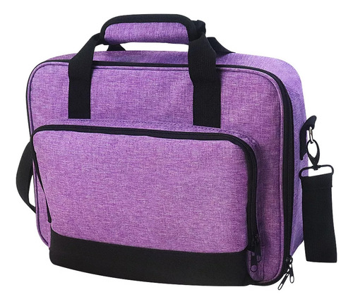 Bolsa Para Proyector Accesorios Bolsillos De Almacenamiento Color Púrpura