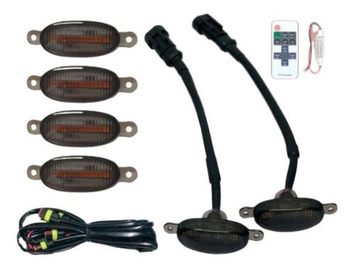 Kit Completo Luces Led Universal Parrillla Ahumado