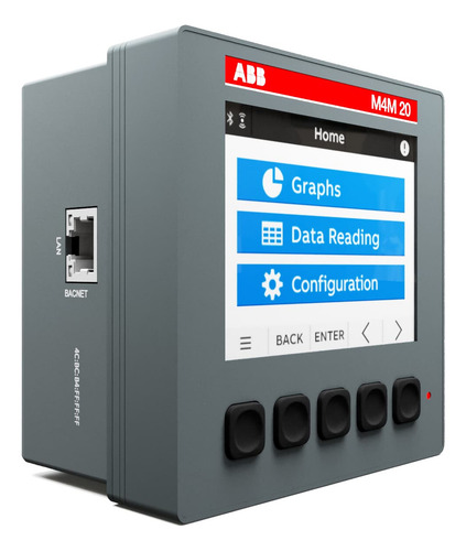 Analizador De Red Abb M4m 20 Ethernet Modbus Tcp Rj45 4c Thd