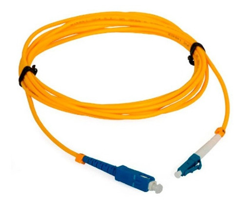 Cable Fibra Optica Monomodo 10 Metros Lc-upc A Sc-upc