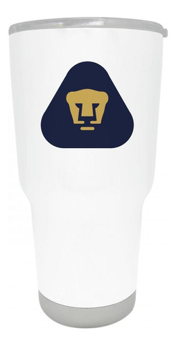 Vaso Termo Acero Inoxidable Pumas Unam Frío Y Caliente 900ml