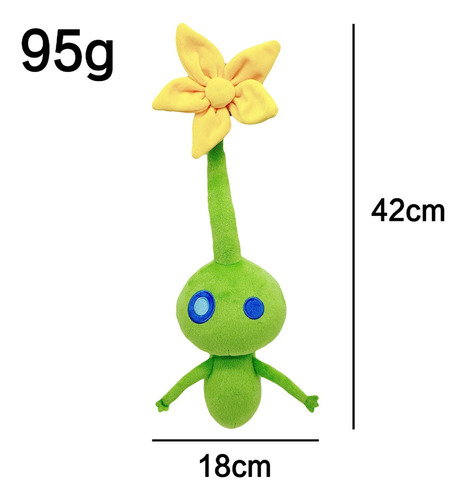 Peluche De Peluche Ice Pikmin Y Patchi 42cm