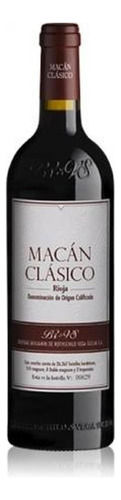 Caja De 6 Vino Tinto Macan Clasico 750 Ml