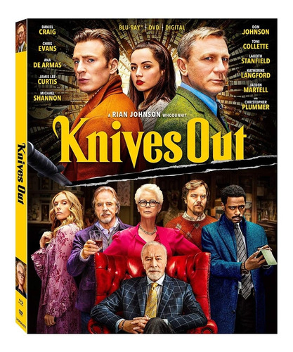 Blu-ray + Dvd Knives Out / Entre Navajas Y Secretos