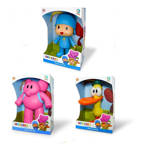 Bonecos De Vinil Turma Do Pocoyo Grande - Cardoso Toys